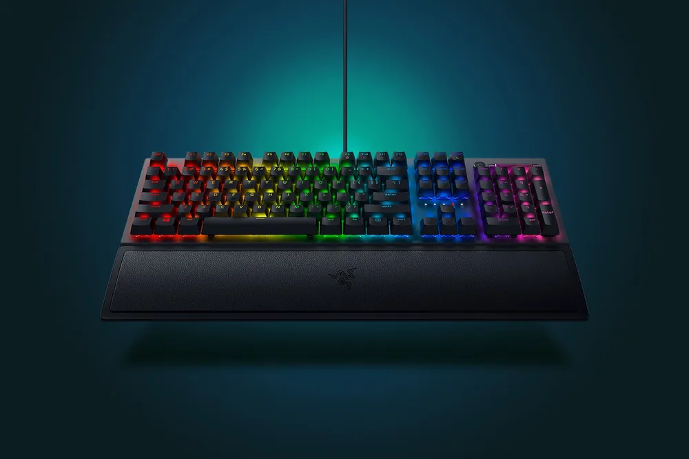 Игровая клавиатура Razer BlackWidow V3 Green Switch чёрная — дополнительный вид