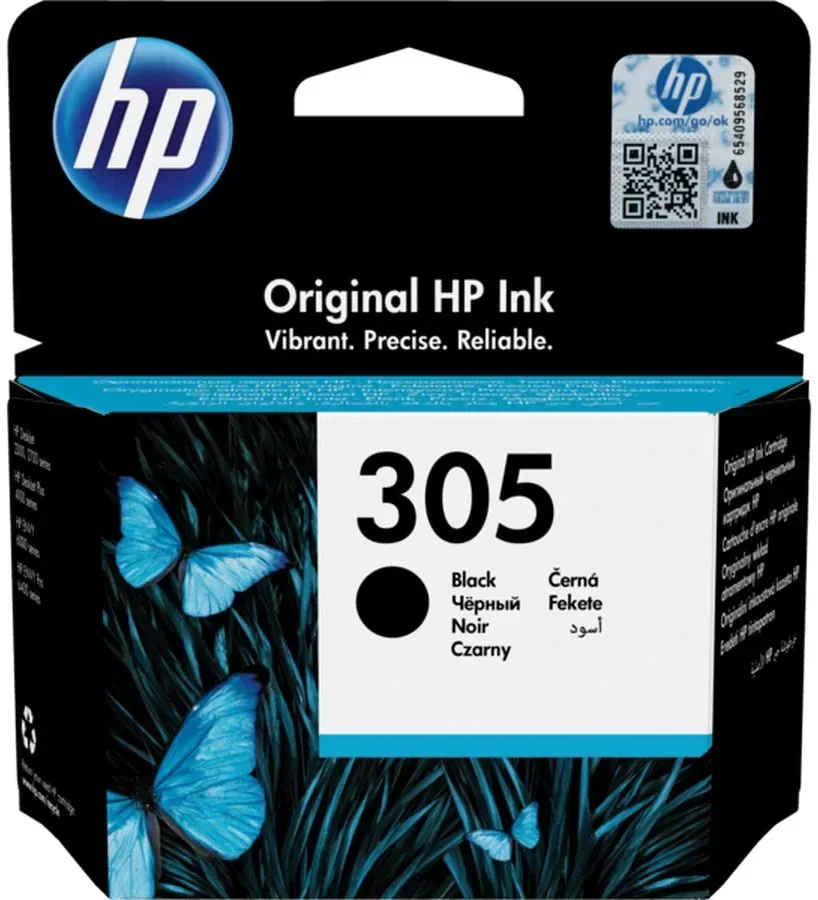 מחסנית דיו מקורית HP 305 שחור