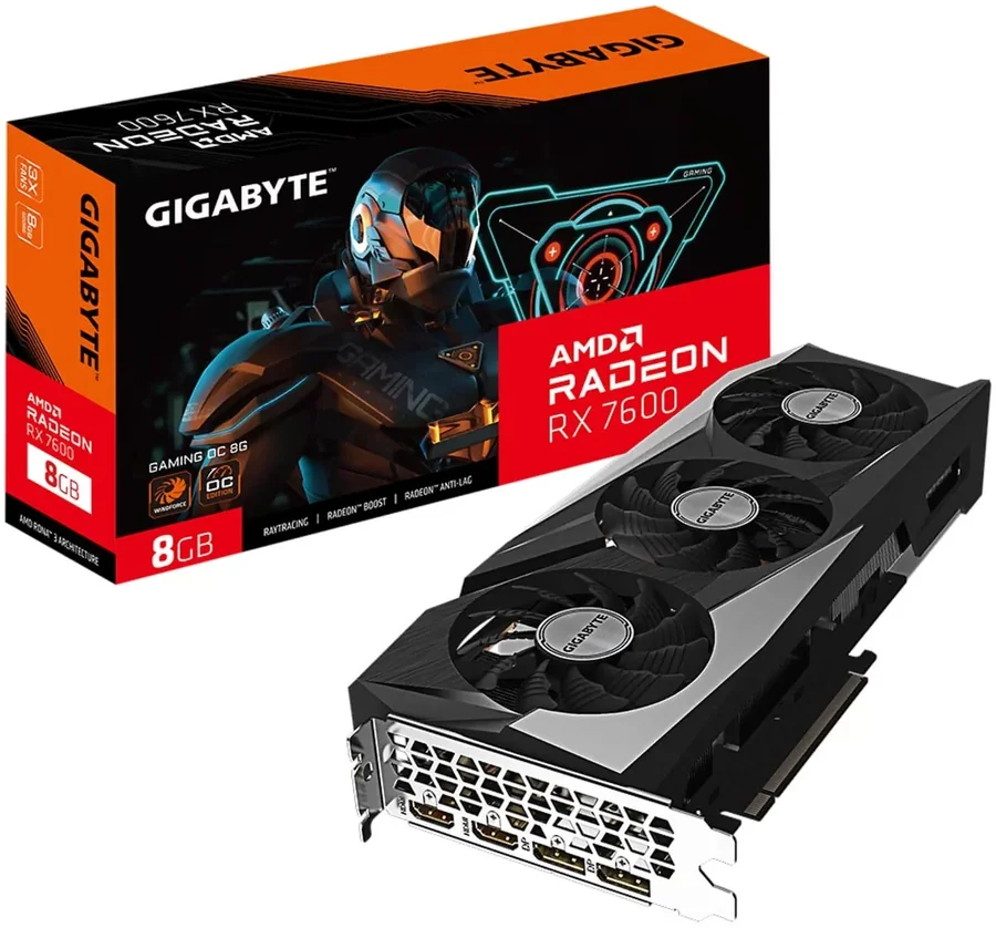 Gigabyte Radeon RX 7600 GAMING OC 8G Graphics Card