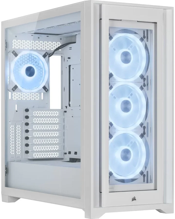 מארז Corsair iCUE 5000X RGB QL Edition לבן