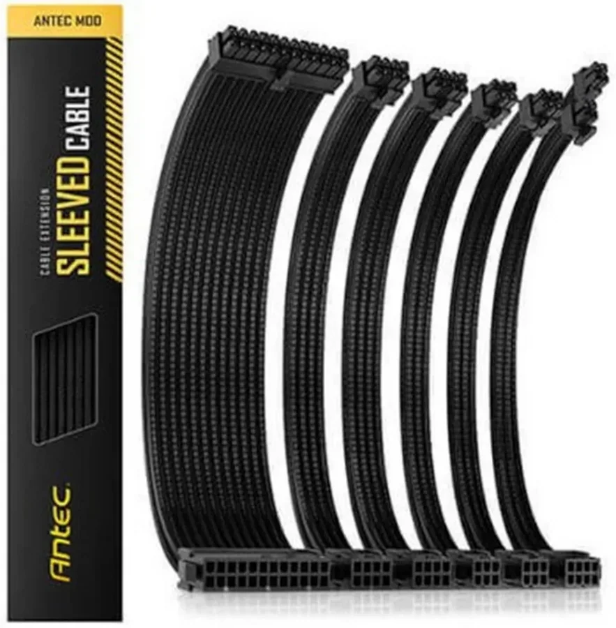 Antec Sleeved Extension Cable Kit Black