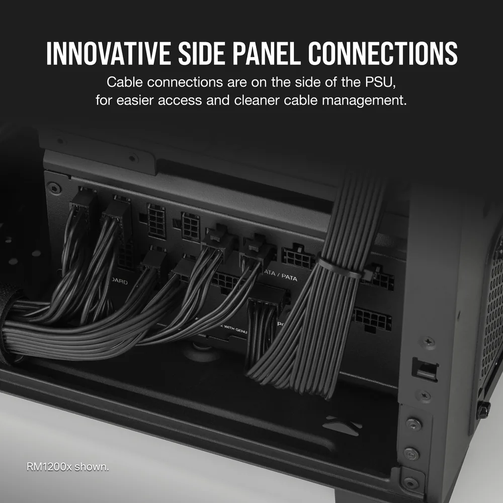 ספק כוח Corsair RM1000x SHIFT שחור – פרטים נוספים