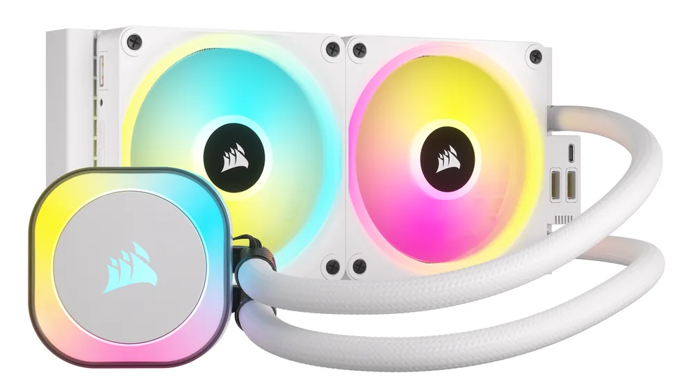 קירור נוזלי Corsair iCUE LINK H100i RGB לבן
