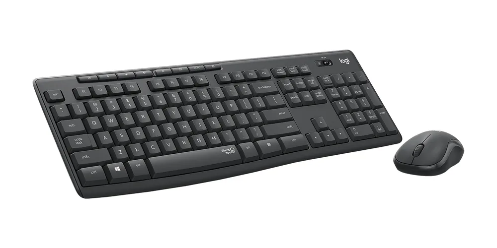 סט מקלדת ועכבר אלחוטי Logitech MK295 Silent שחור – פרטים נוספים