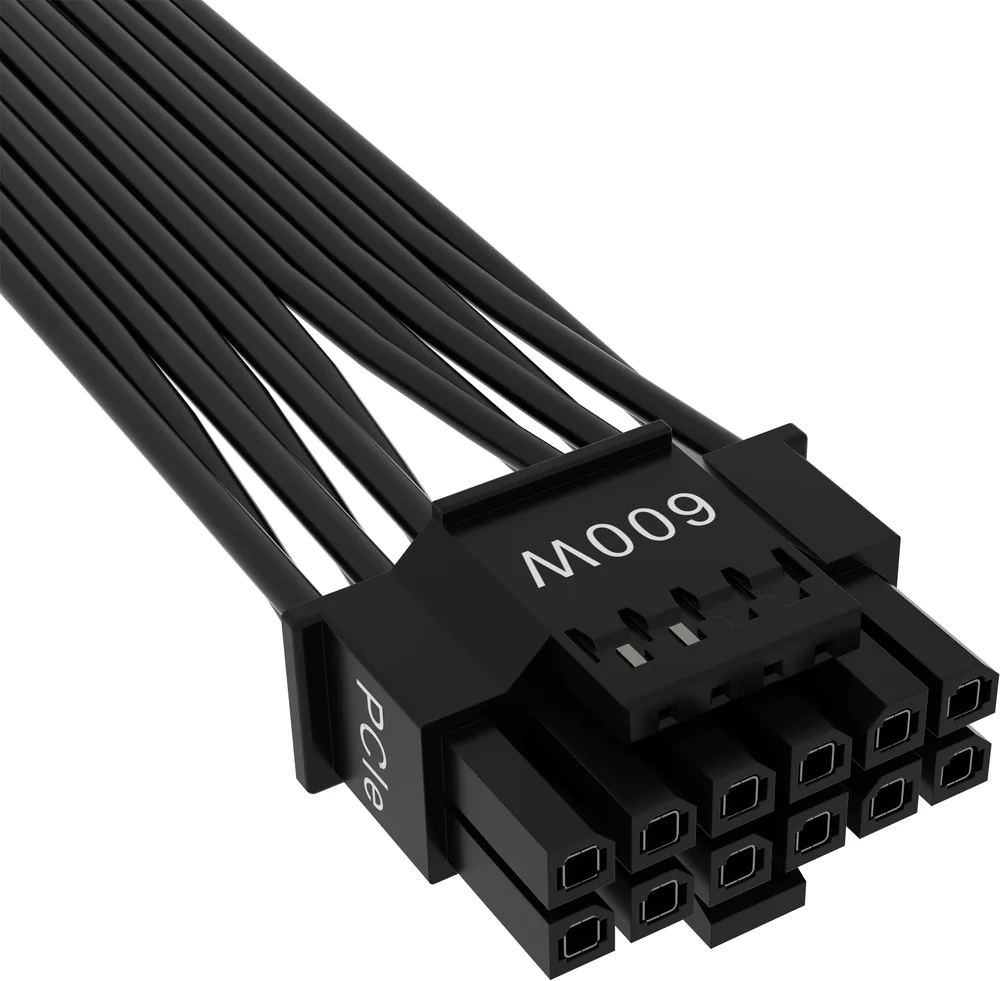Кабель питания CORSAIR PCIe Gen 5 12V-2x6 600W Type 4 – дополнительные детали