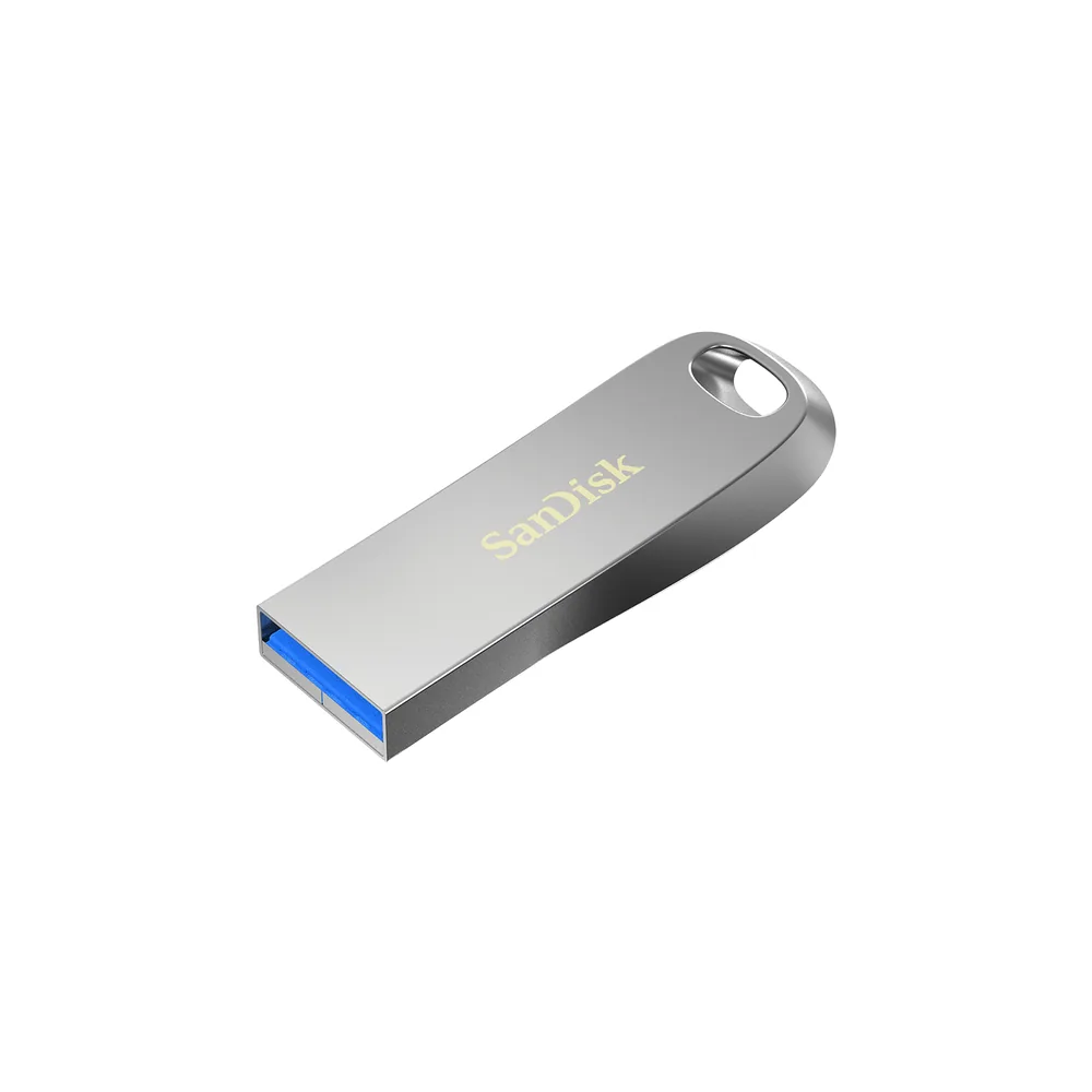 SanDisk Ultra Luxe Silver — Flash Drive in a Full-Metal Casing