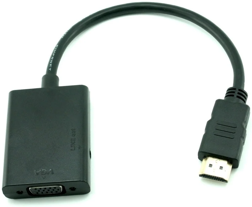 Адаптер для монитора Gold Touch HDMI To VGA With Audio Output