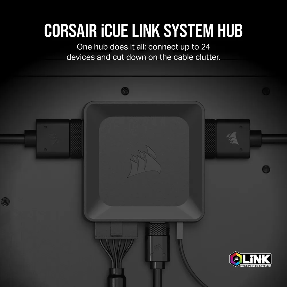 Corsair iCUE LINK System Hub — Smart Control Hub for Lighting and Cooling – Another View