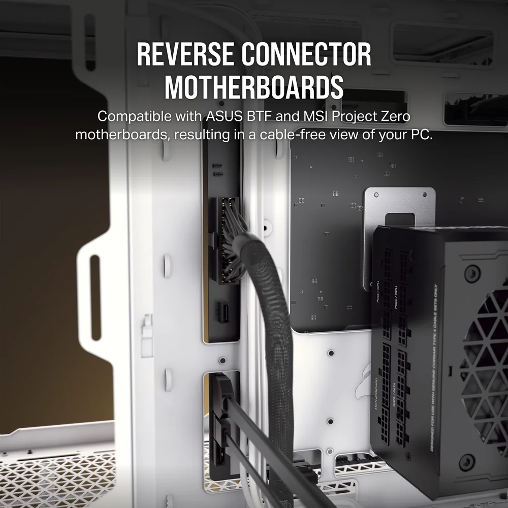 מארז Corsair 6500D AIRFLOW לבן – פרטים נוספים