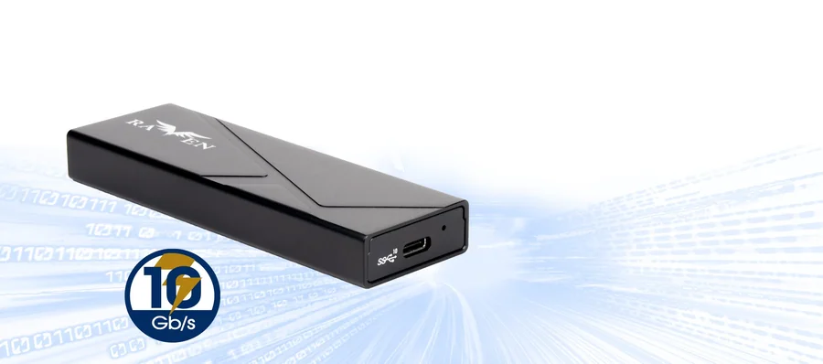 M.2 External Enclosure SilverStone RVS03 USB-C 3.2 Gen2 10Gbps