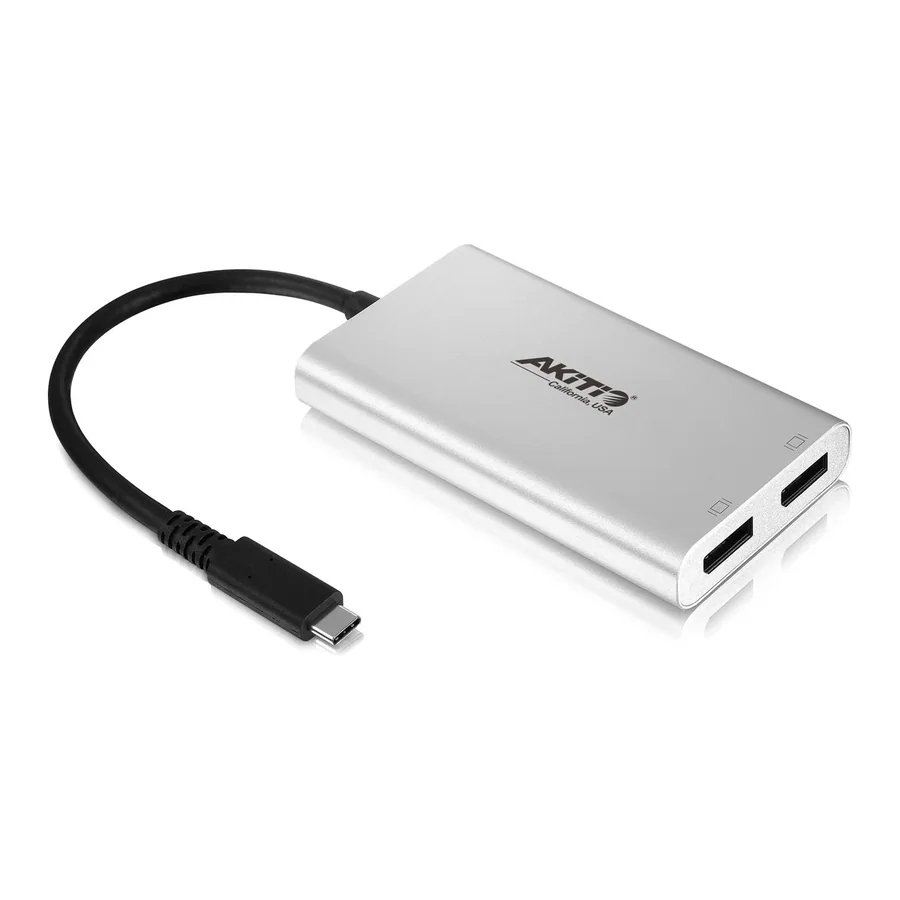 Akitio T3-2DP Thunderbolt 3 to 2xDP 1.2