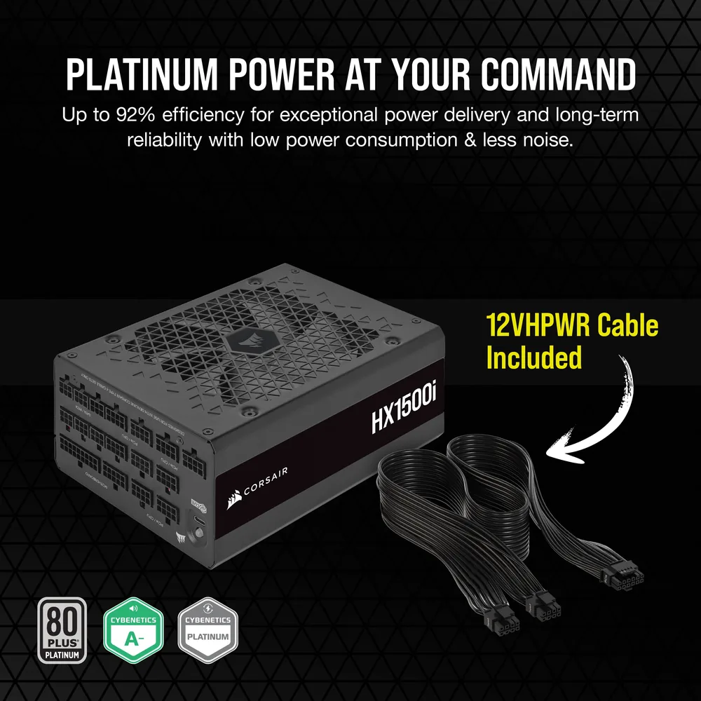 Corsair HX1500i 1500W Platinum Power Supply – more details