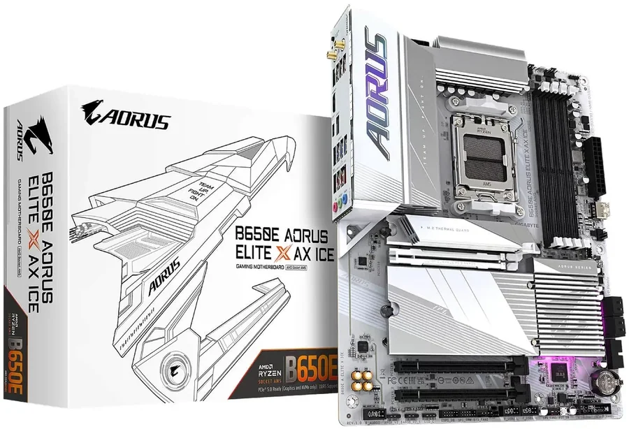 לוח אם Gigabyte B650E AORUS ELITE X AX ICE