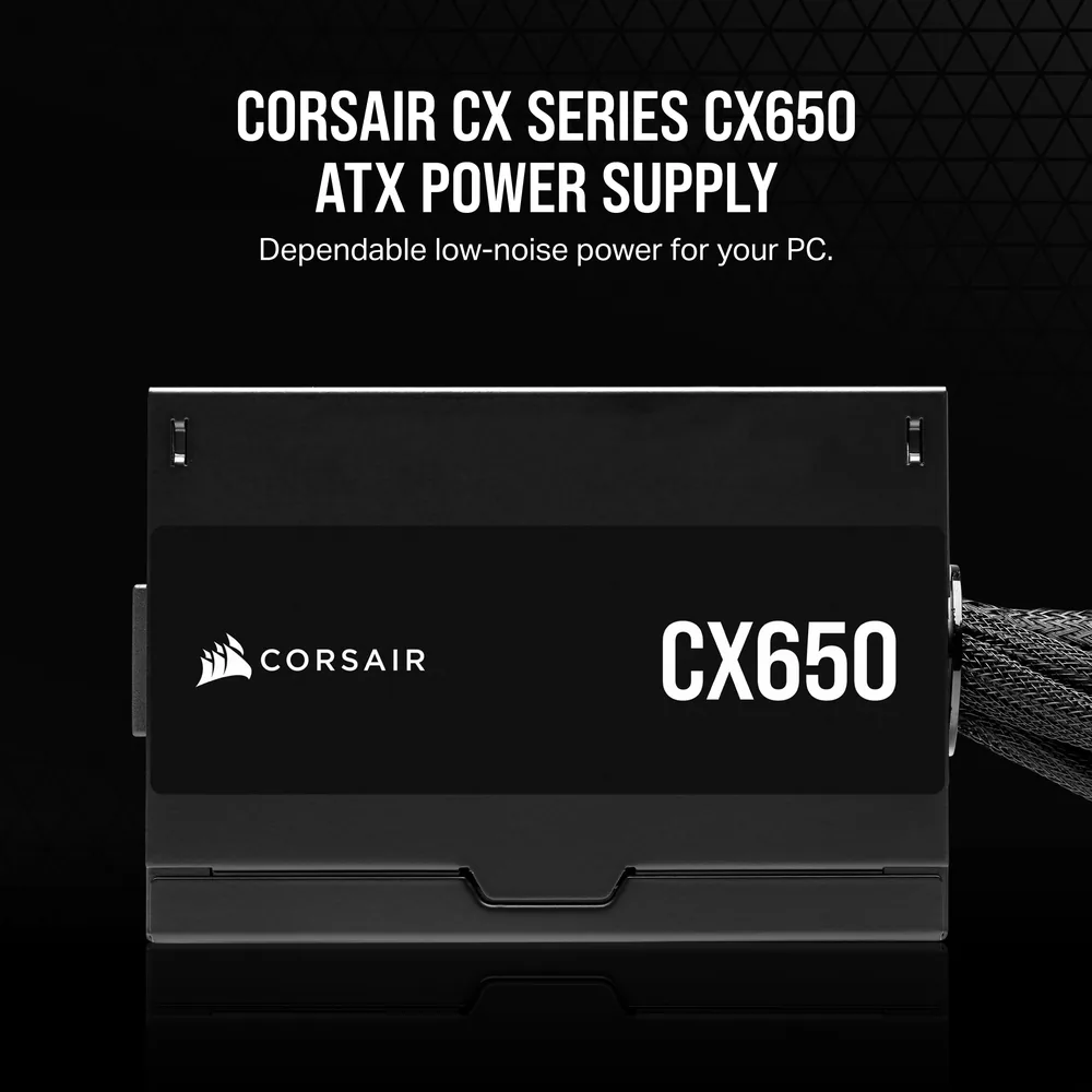 Блок питания Corsair CX650 80+ Bronze, чёрный – дополнительный вид