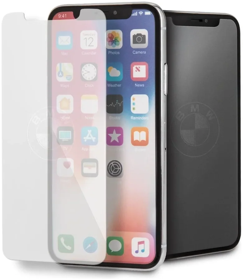 מגן מסך מזכוכית לאייפון CG Mobile BMW Invisible Logo X/XS/11 Pro