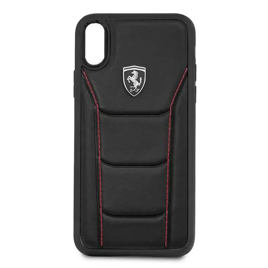 Кожаный чехол-накладка CG Mobile Ferrari Heritage 488 iPhone XR, черный