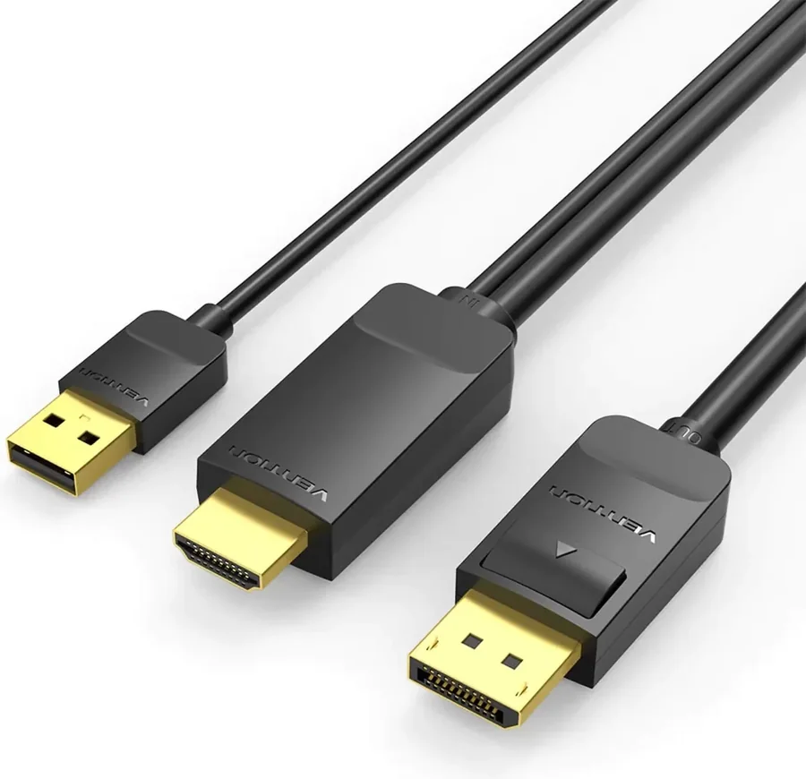 Кабель Vention HDMI to DP 4K/60Hz 2m