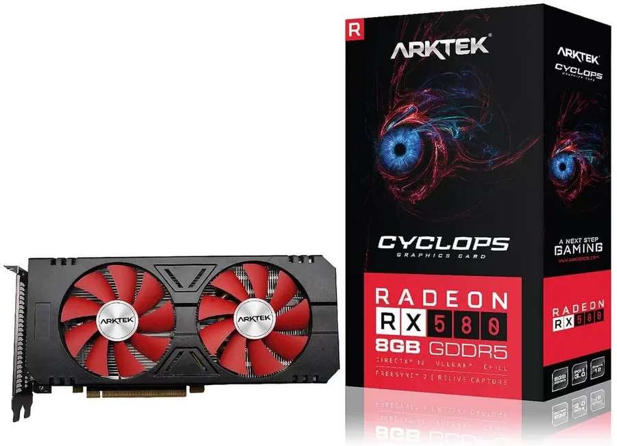 ARKTEK RX 580 8GB GDDR5 256Bit Graphics Card