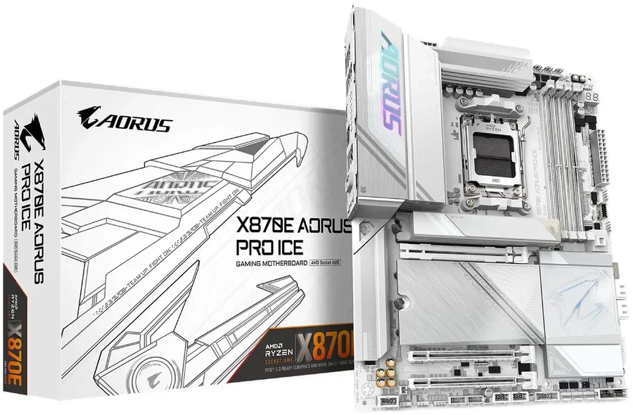 Материнская плата Gigabyte X870E AORUS PRO ICE