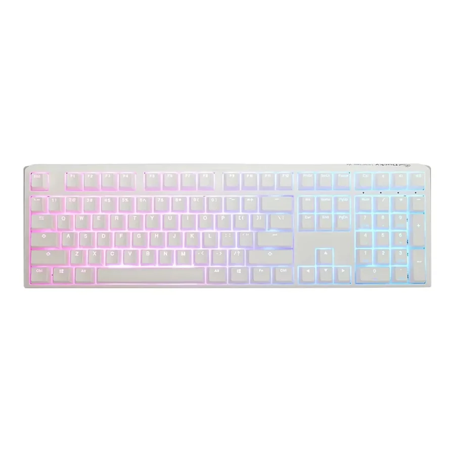 Ducky One 3 RGB Cherry Brown Switch White Mechanical Keyboard