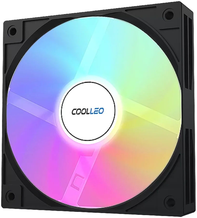 Case Fan Coolleo 120mm PWM ARGB Black Fan