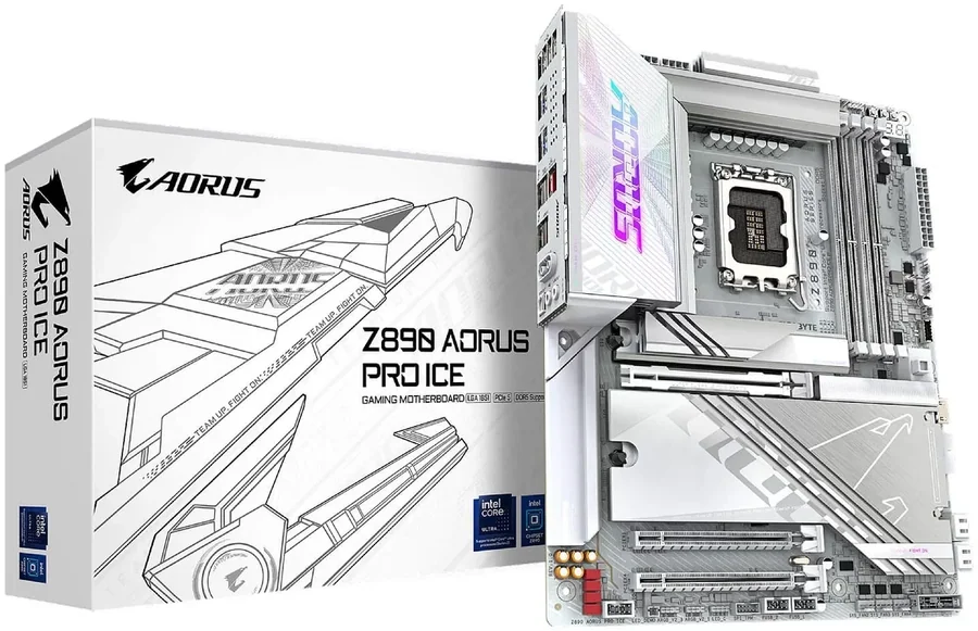 לוח אם Gigabyte Z890 AORUS PRO ICE