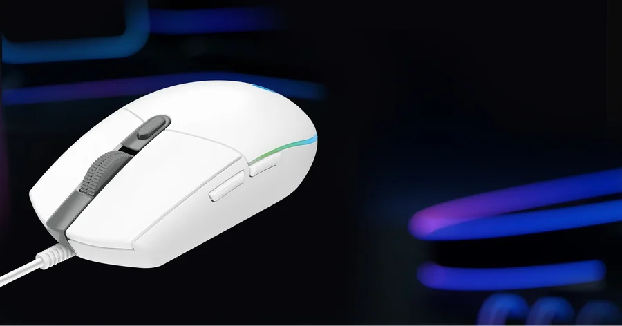 Gaming Mouse Logitech G102 LIGHTSYNC White