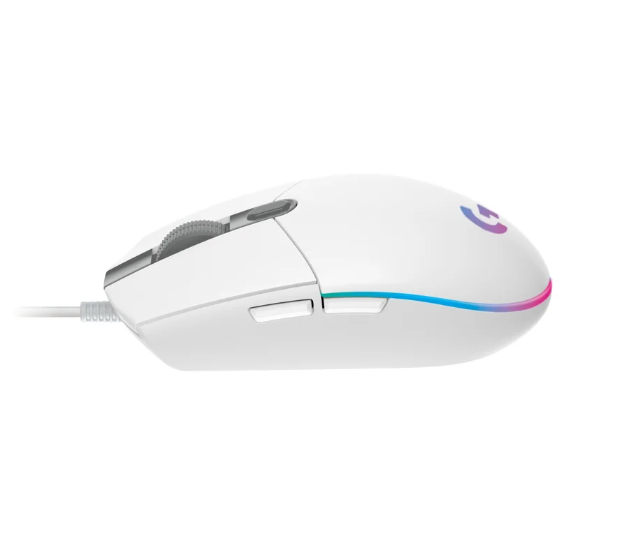 Gaming Mouse Logitech G102 LIGHTSYNC White
