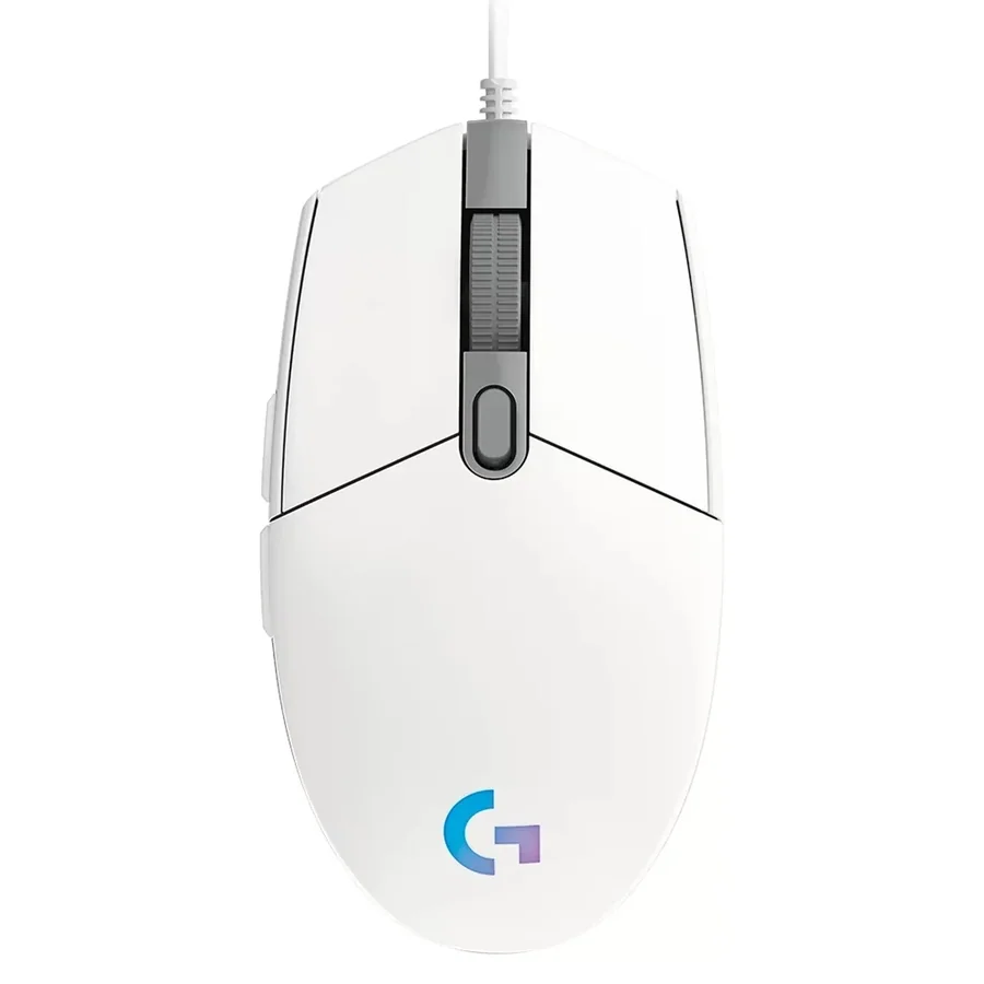 Gaming Mouse Logitech G102 LIGHTSYNC White