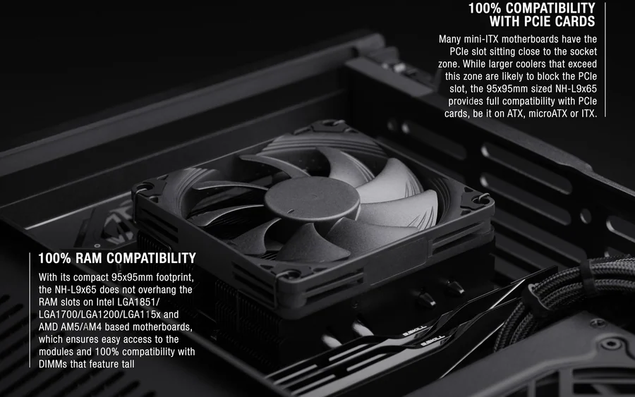 Кулер для процессора Noctua NH-L9x65 chromax.black