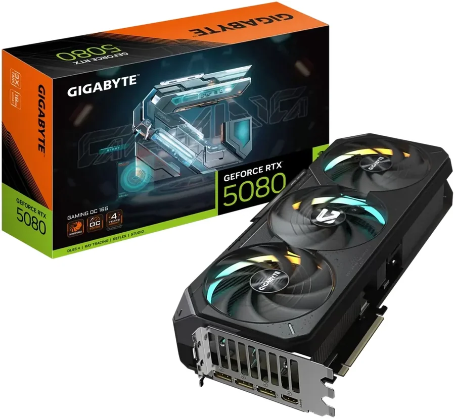 כרטיס מסך Gigabyte GeForce RTX 5080 GAMING OC 16G