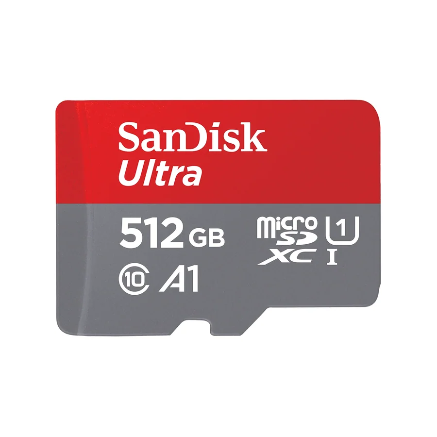 כרטיס זיכרון SanDisk Ultra microSDXC 512GB UHS-I A1 ללא מתאם SD (SDSQUAC-512G-GN6MN)