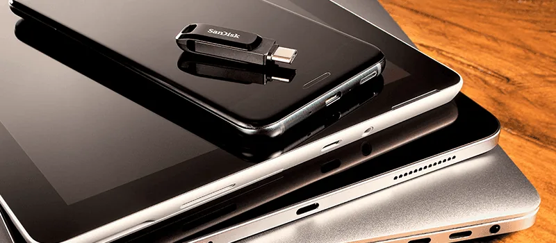 SanDisk Dual Drive Go - Подключения