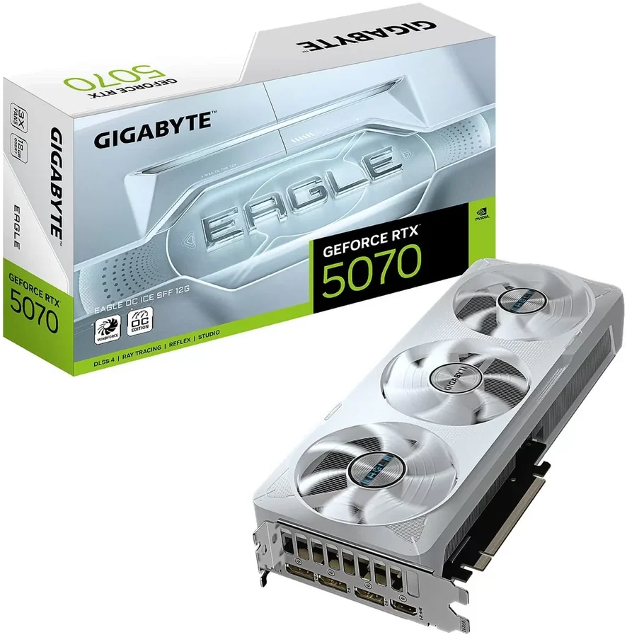 Gigabyte GeForce RTX 5070 EAGLE OC ICE SFF 12G Graphics Card