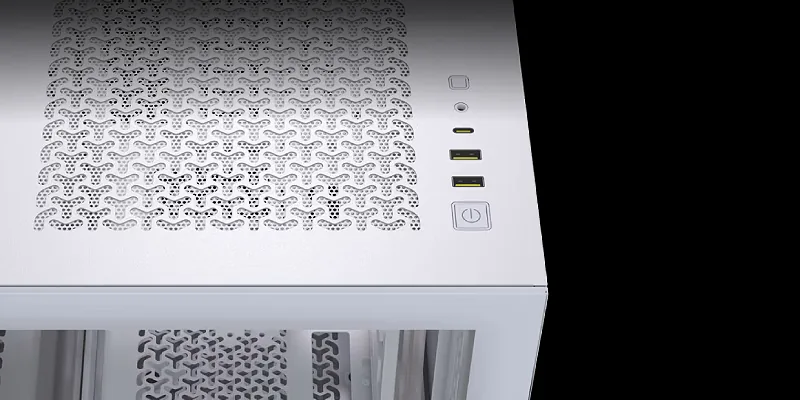 מארז Corsair 3500X לבן – מבט נוסף