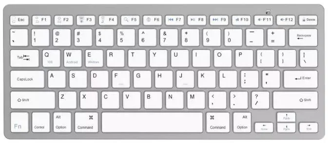 מקלדת אלחוטית Bluetooth Gold Touch Bluetooth Keyboard