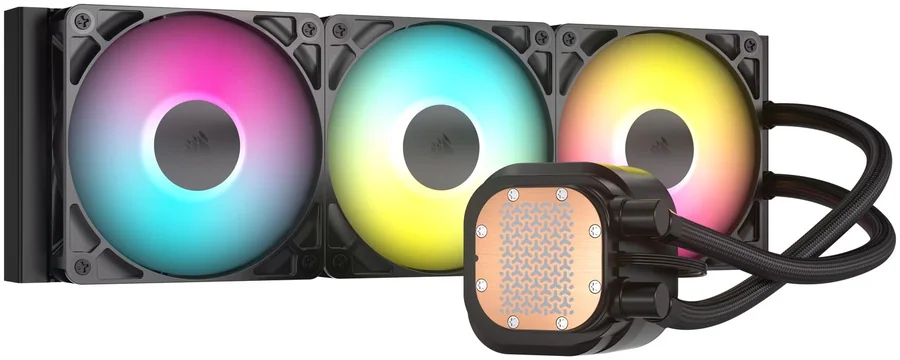 Система жидкостного охлаждения Corsair NAUTILUS 360 RS ARGB чёрная