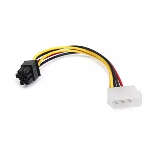 Gold Touch Molex Power To 6Pin Female PCIe Card