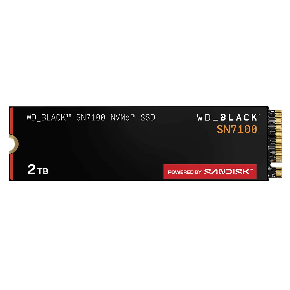 WD Black SN7100 2TB — כונן SSD לגיימרים וליוצרי תוכן – מבט נוסף