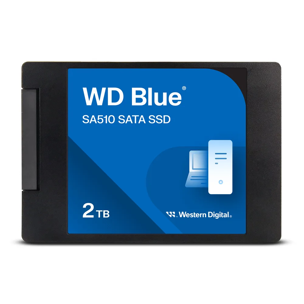 WD Blue SA510 2TB — внутренний SSD SATA для повседневного апгрейда