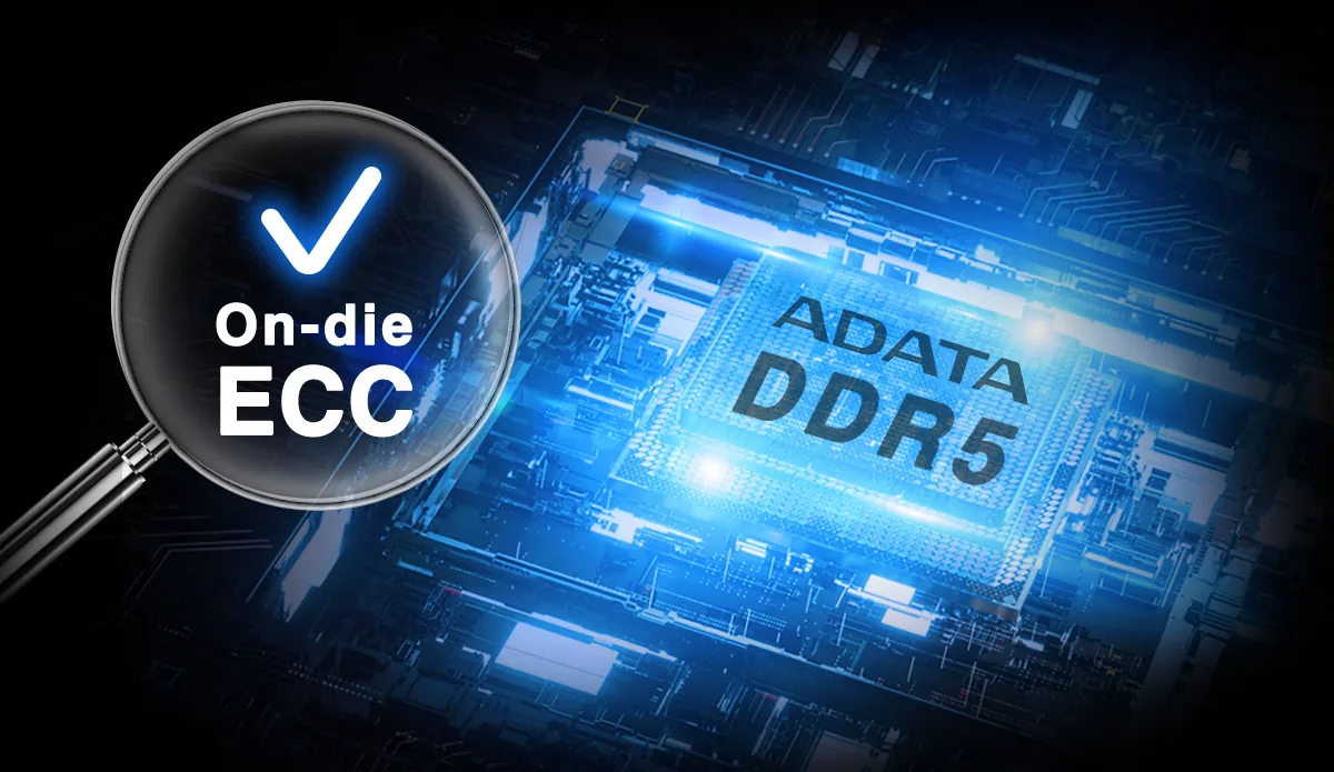DDR5 with On-Die ECC for reliability