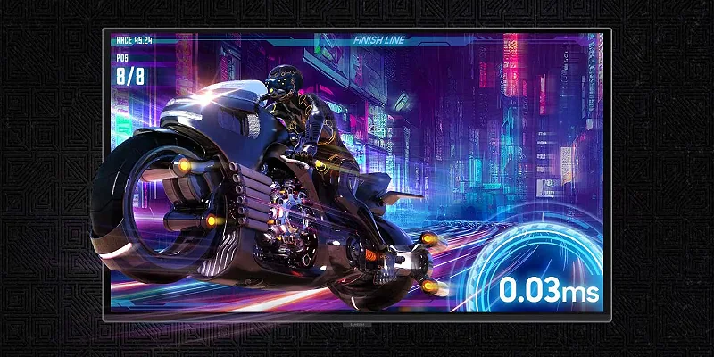 High refresh rate and instant response time