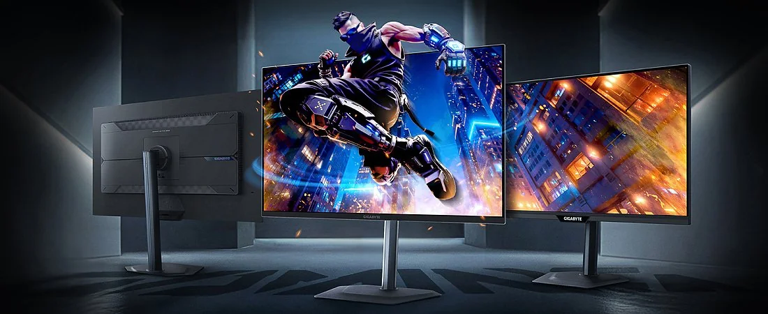 מסך Gigabyte QD-IPS עם צבעים עשירים