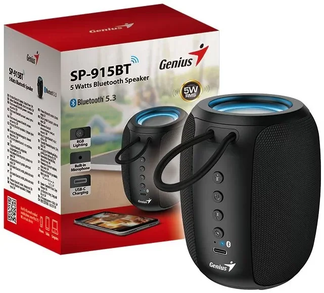 Bluetooth Speaker Genius SP-915BT Black