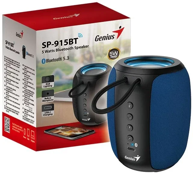 Bluetooth Speaker Genius SP-915BT Blue
