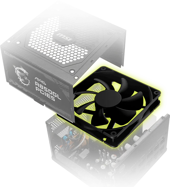 MSI MAG A850GL PCIE5 – מערך הגנות מלא