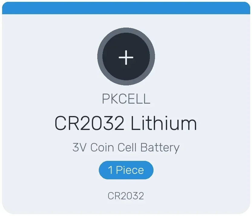 סוללת CMOS PKCELL CR2032 Lithium 3V