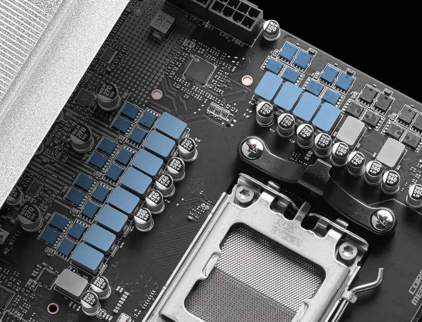 Power stages and VRM area