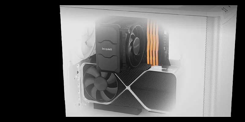 חלל פנימי ותמיכה בקירור - Pure Base 501 Airflow White