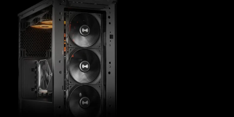 תמיכה ברדיאטורים ומאווררים - Pure Base 501 Airflow